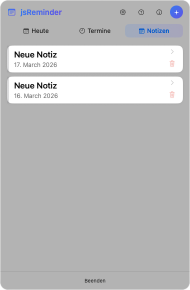 Notizen